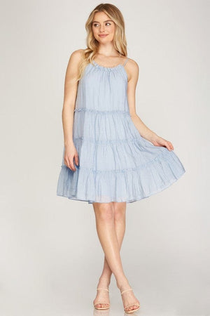 She & Sky She & Sky Sleeveless Baby Doll Dress - Little Miss Muffin Children & Home