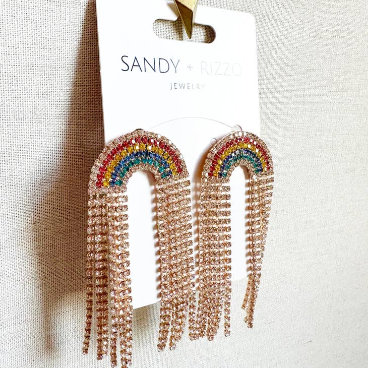 Sandy + Rizzo Sandy + Rizzo Over the Rainbow Earrings - Little Miss Muffin Children & Home