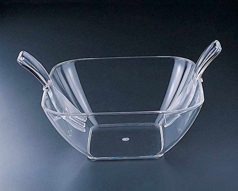 Huang Acrylic Inc. Huang Acrylic Square Salad Bowl - Little Miss Muffin Children & Home