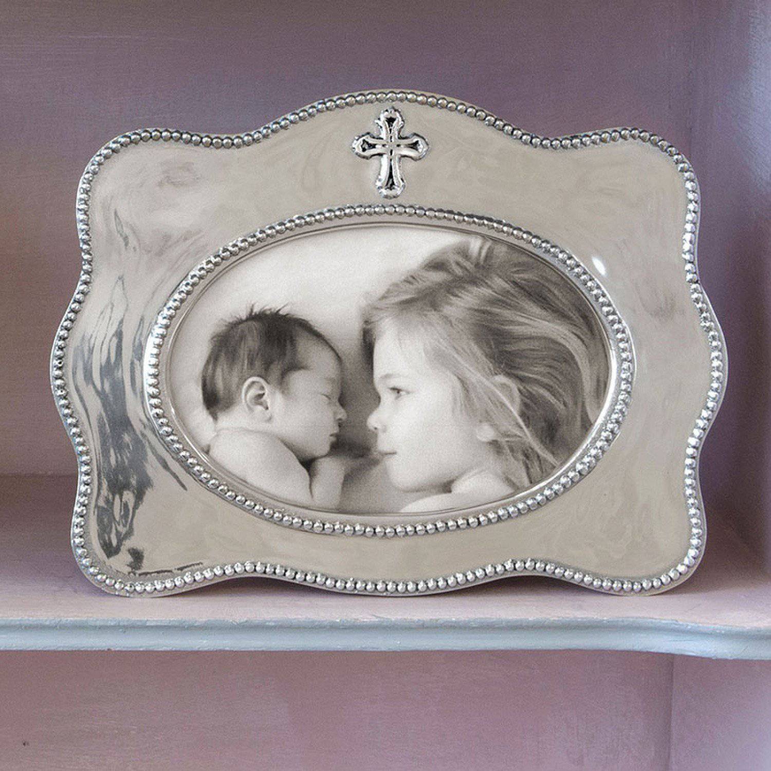 Beatriz Ball - Beatriz Ball Baby Cross Horizontal Frame 4x6 6812 - Little Miss Muffin Children & Home