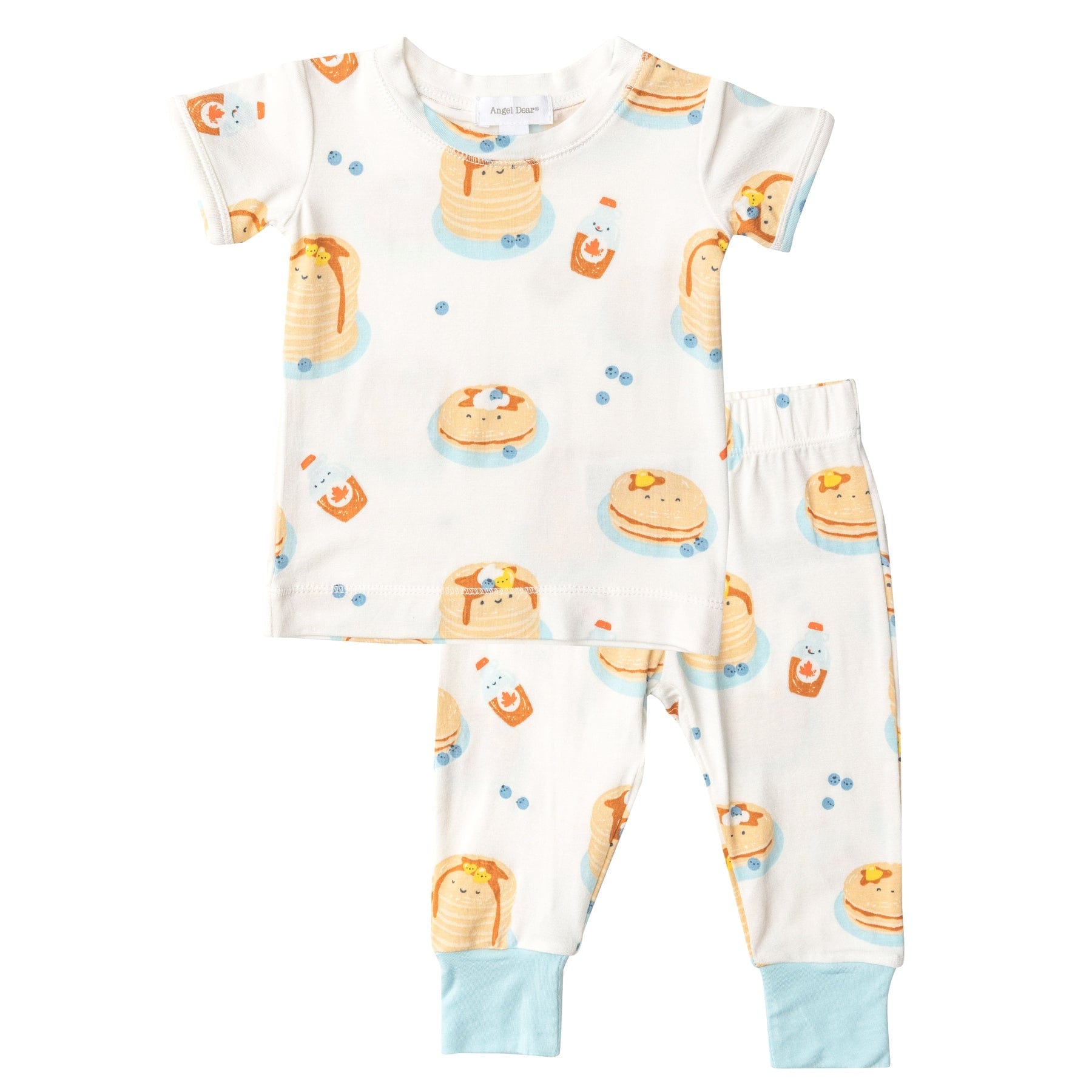 Angel Dear Angel Dear Pancakes Multi Short Sleeve PJ Set - Little Miss Muffin Children & Home