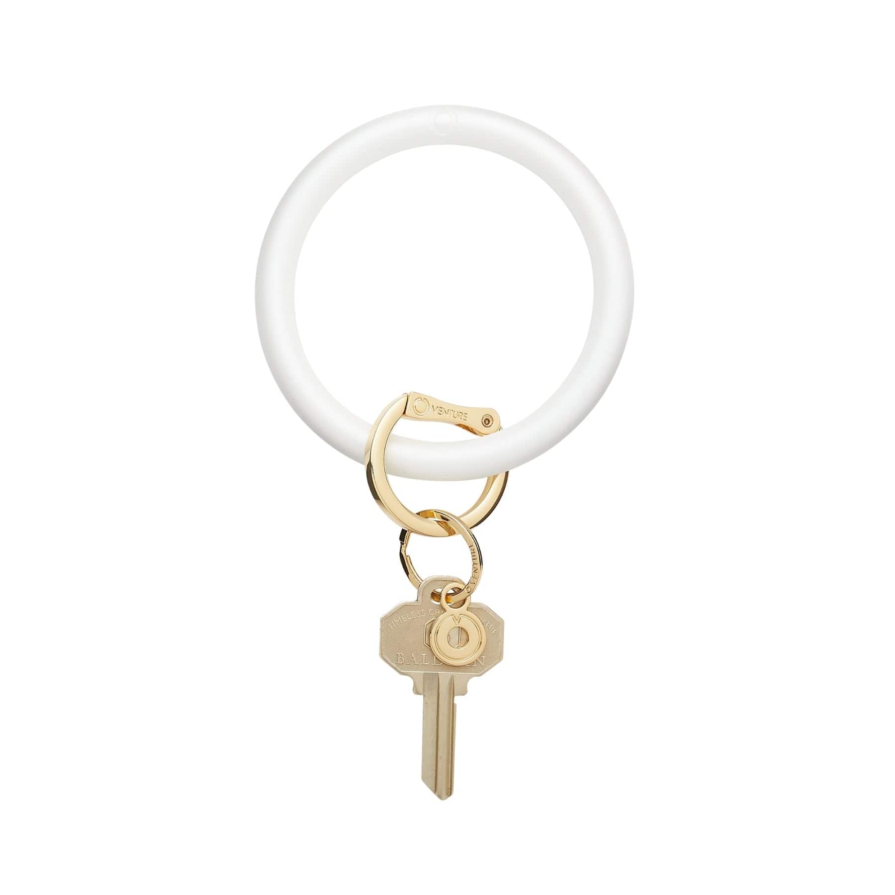 O-Venture O-Venture Marshmellow Pearlized Silicone Key Ring - Little Miss Muffin Children & Home