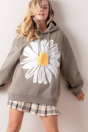 Urban Daizy Urban Daizy Fleece Daisy Oversized Hoodie - Little Miss Muffin Children & Home