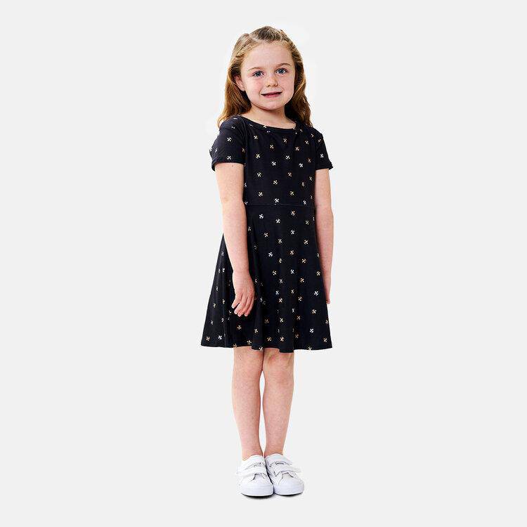 Bon Temps Boutique - Bon Temps Boutique Charlotte Dress in Fleur de Lis Polka Dot - Little Miss Muffin Children & Home