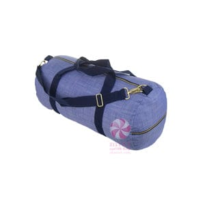 OHM - Mint Sweet Little Things Mint Sweet Little Things Navy Chambray Weekend Duffel - Little Miss Muffin Children & Home