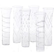 ABI - Abigail's Home Decor Abigail's Razzle Dazzle Champagne Flutes with Clear Accents, Set of 6 - Little Miss Muffin Children & Home