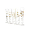 ABI - Abigail's Home Decor Abigail's Footed Razzle Dazzle Champagne Flutes - Little Miss Muffin Children & Home