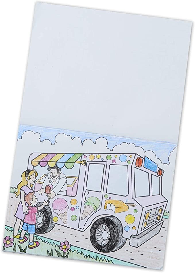 Melissa & Doug Melissa & Doug Vehicles Jumbo Coloring Pad - Little Miss Muffin Children & Home