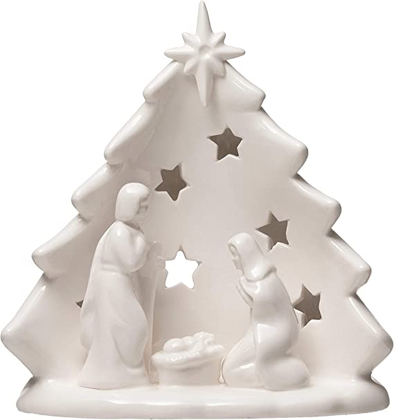 Creative Co-op Creative Co-Op Stoneware Holy Family 5.75" - Little Miss Muffin Children & Home