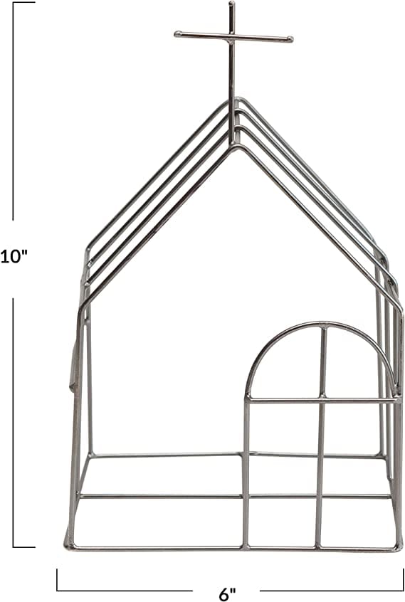 Creative Co-op Creative Co-op Metal Church - Little Miss Muffin Children & Home