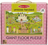 Melissa & Doug Melissa & Doug Princess Fairyland Natural Play Giant Floor Puzzle - Little Miss Muffin Children & Home