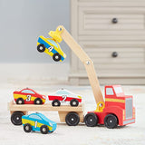 Melissa & Doug Melissa & Doug Magnetic Car Loader Wooden Toy Set - Little Miss Muffin Children & Home