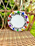 Baobab Tree Designs Baobab Tree Designs Painted 8" Tambourine - Little Miss Muffin Children & Home