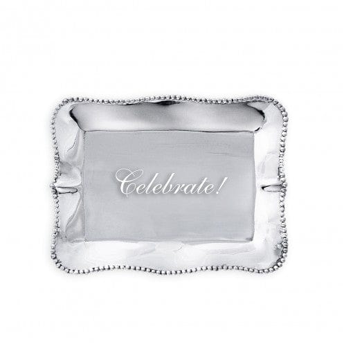 Beatriz Ball Beatriz Ball Giftables Pearl Rectangular Engraved Celebrate! Tray - Little Miss Muffin Children & Home