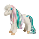 Douglas Douglas Toys Rainbow Princess White Horse with Brush - Little Miss Muffin Children & Home