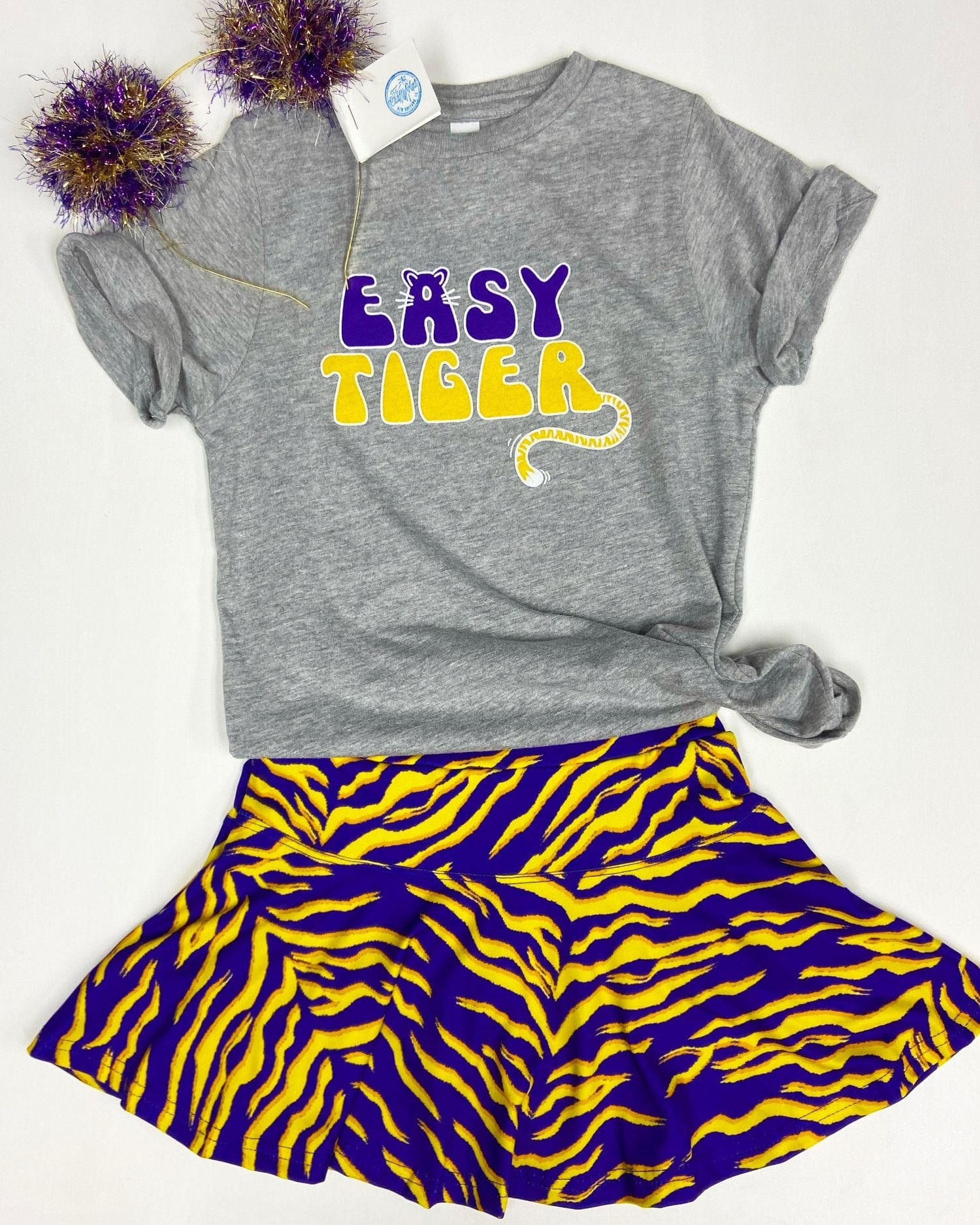 BTB - Bon Temps Boutique Bon Temps Boutique Tiger Stripe Sophia Skort - Little Miss Muffin Children & Home