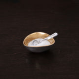 Beatriz Ball Beatriz Ball Giftables Sierra Modern Soho Gold Salt Cellar with Spoon - Little Miss Muffin Children & Home