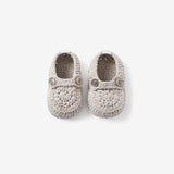 Elegant Baby Elegant Baby Gray Hand Crocheted Baby Booties - Little Miss Muffin Children & Home
