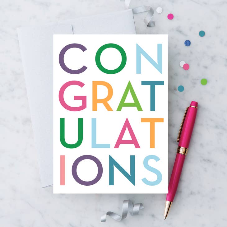 Design with Heart Design with Heart "Congratulations" Greeting Card - Little Miss Muffin Children & Home