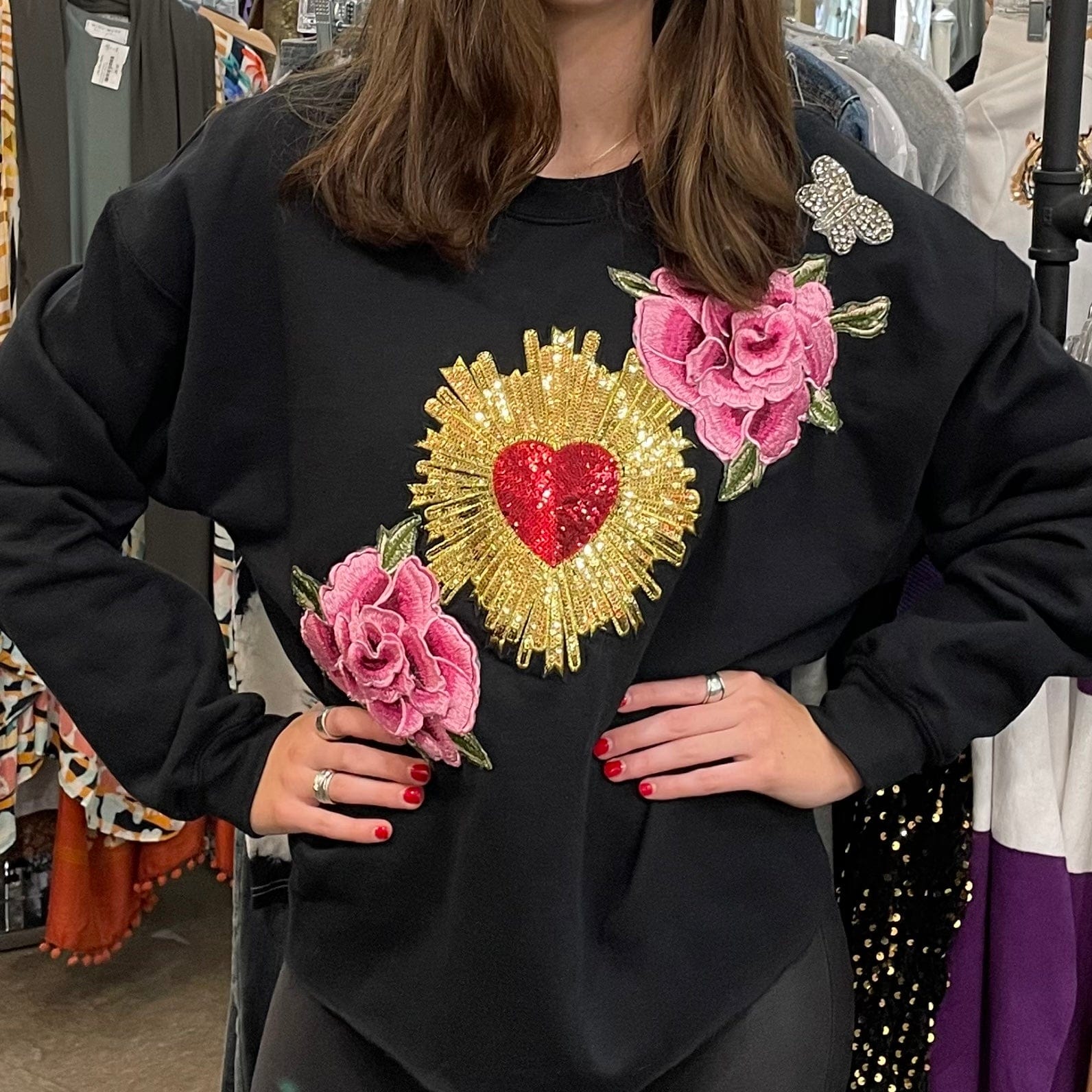 Hi Gorgeous Hi Gorgeous Nicole Sweatshirt - Little Miss Muffin Children & Home