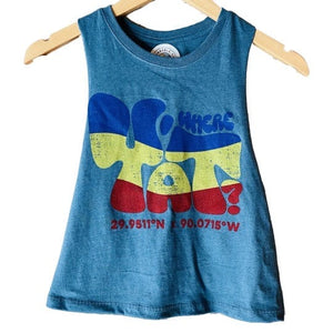 Whereable Art Where Y'at Fest Racerback Cropped Tank - Little Miss Muffin Children & Home