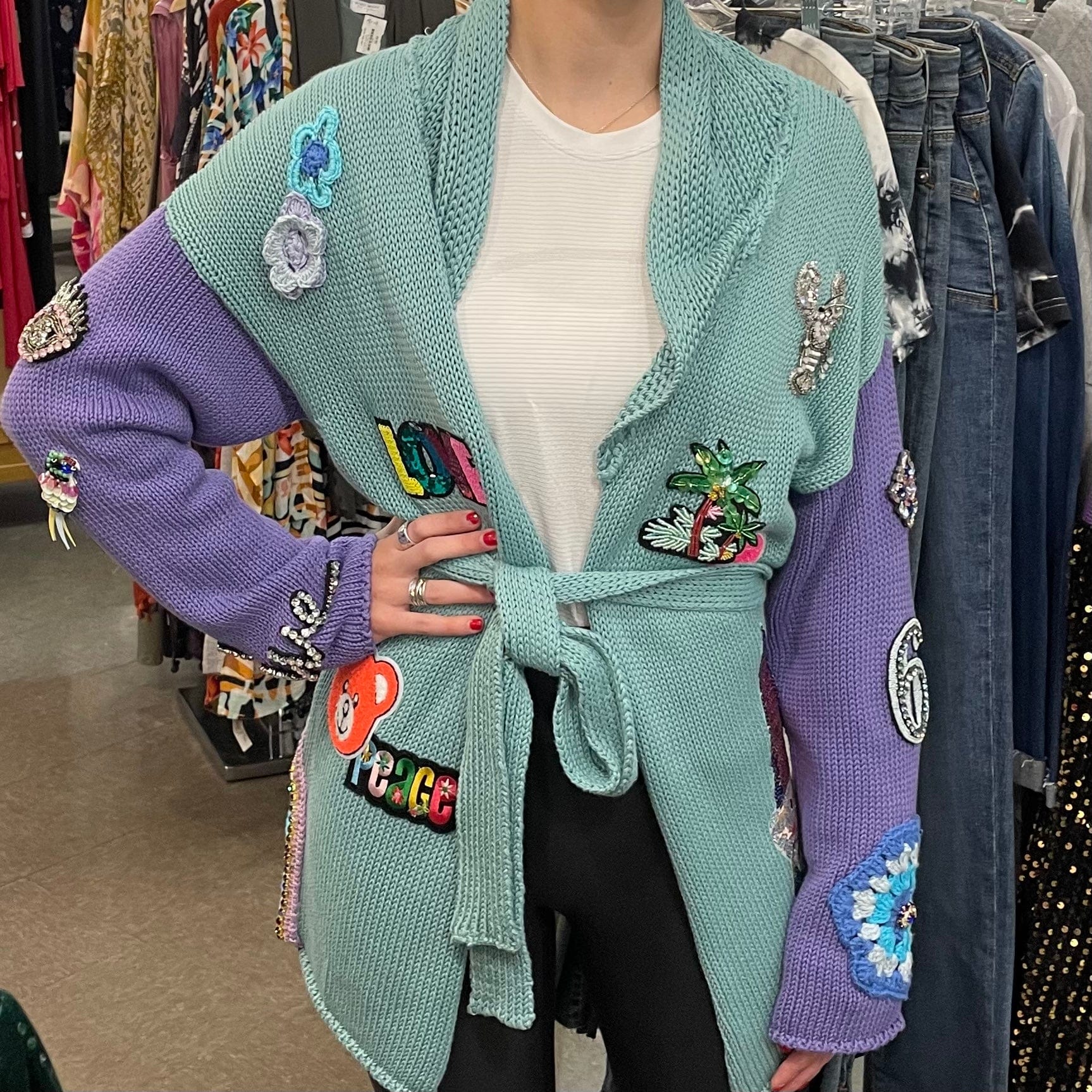 Regina SRL Regina SRL Cardigan Poncho - Little Miss Muffin Children & Home