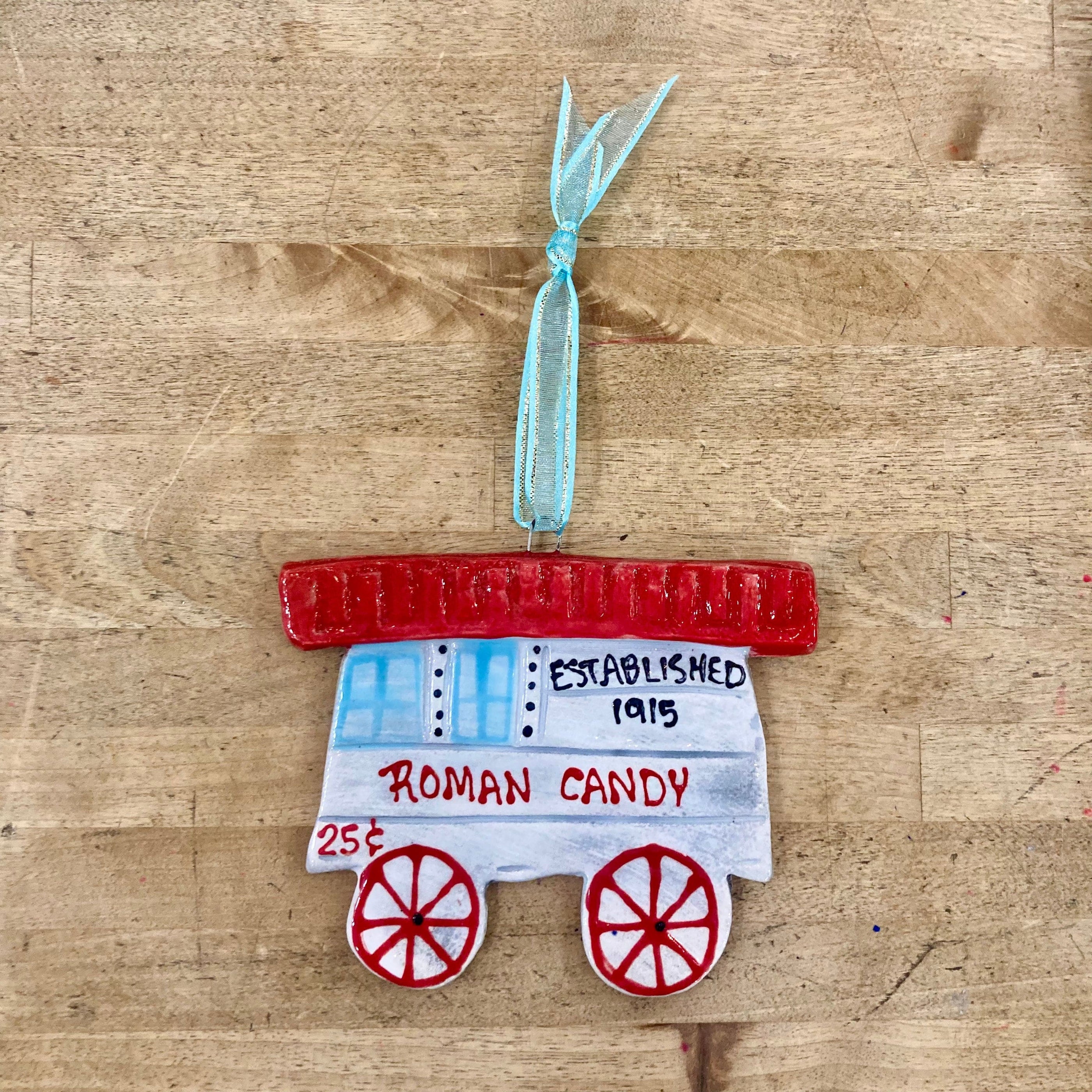 Katie Baldwin Originals Katie Baldwin Originals Roman Candy Ornament - Little Miss Muffin Children & Home