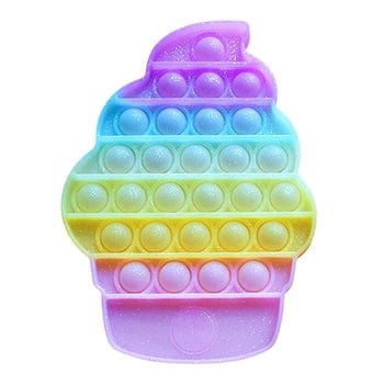 Top Trenz OMG Pop Fidgety - Glitter Ice Cream Cone - Little Miss Muffin Children & Home