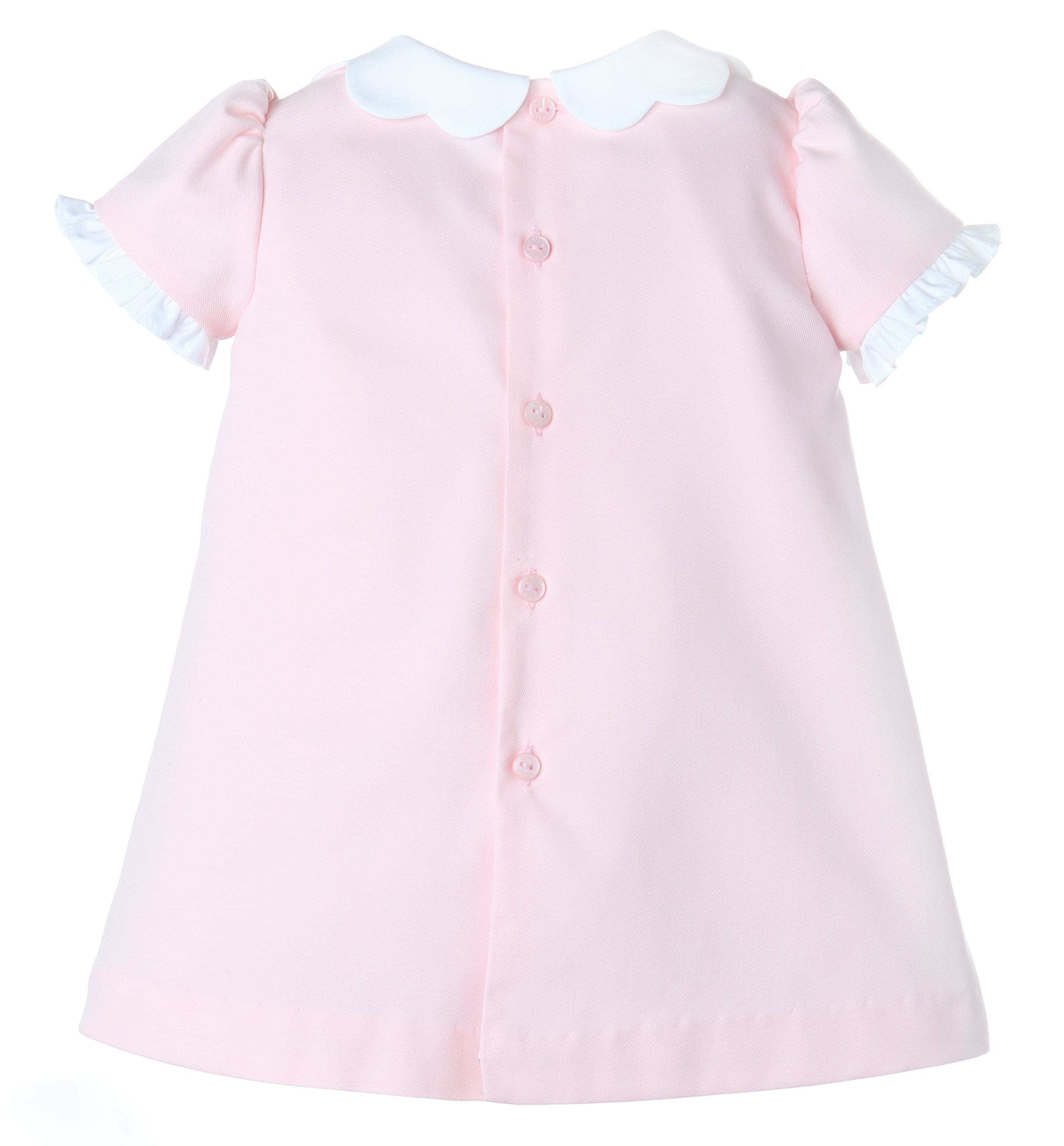 Casero Casero Scalloped Smocked A Line Dress - Little Miss Muffin Children & Home