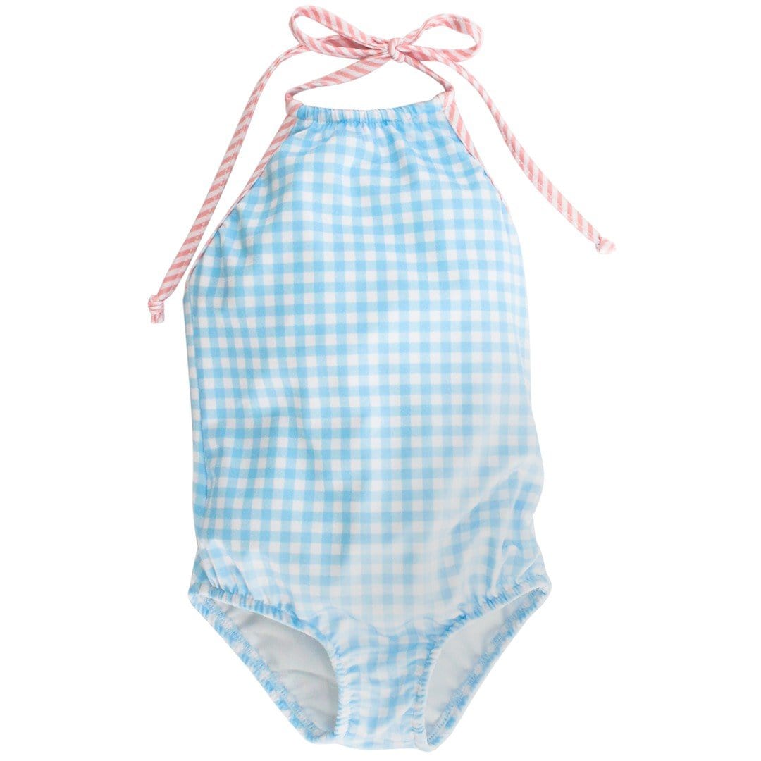 Bailey Boys Bailey Boys Gingham One Piece Swim Suit - Little Miss Muffin Children & Home