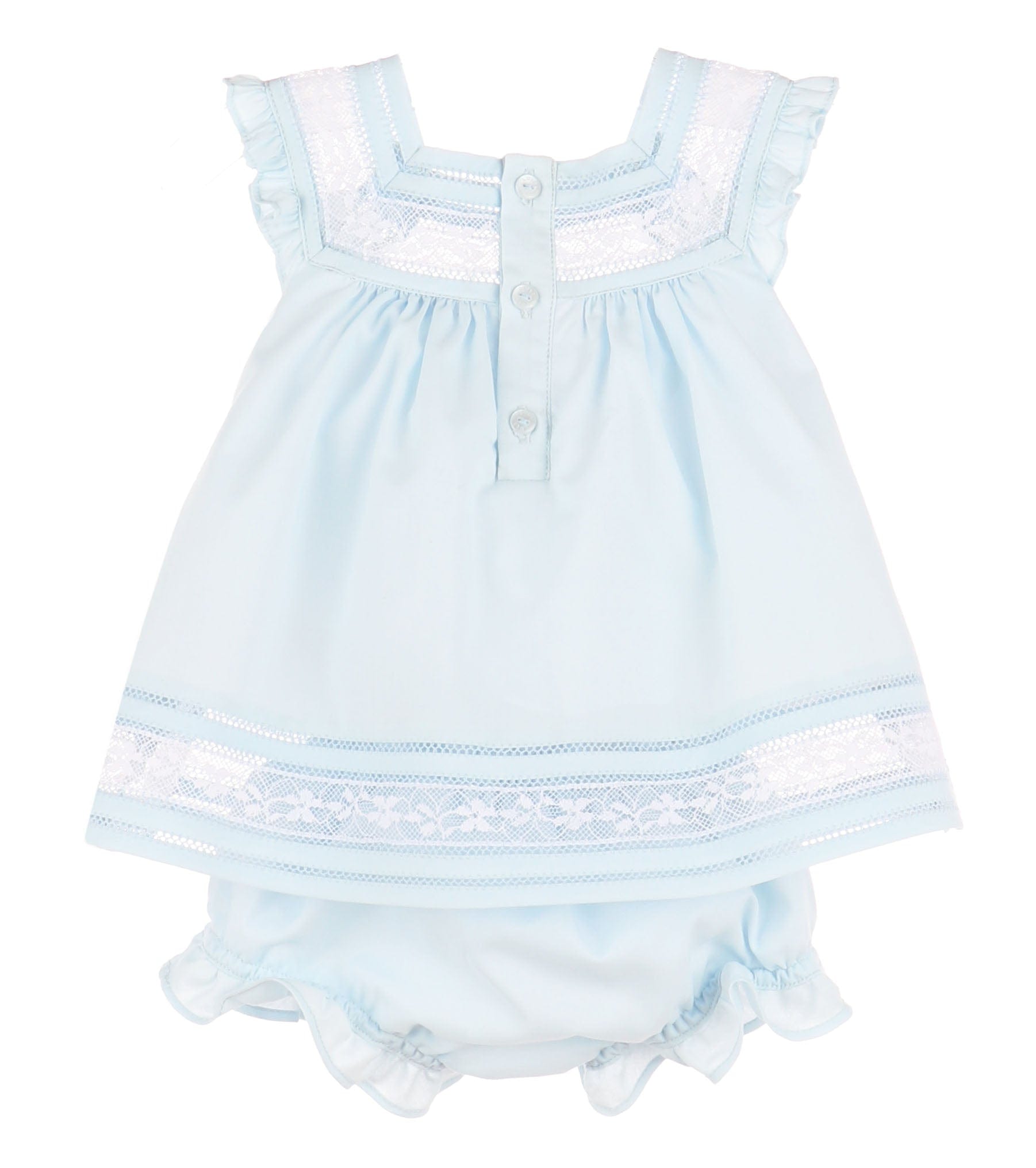 Casero Casero Heirloom Lace Baby Set - Little Miss Muffin Children & Home