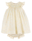 Casero Casero 3pc Bishop Tiny Floral Smock - Little Miss Muffin Children & Home
