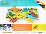 Crocodile Creek Crocodile Creek Dino Wood Puzzle - Little Miss Muffin Children & Home