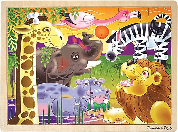 Melissa & Doug Melissa & Doug African Plains Safari Jigsaw Puzzle - Little Miss Muffin Children & Home