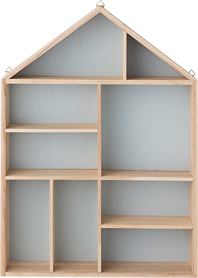 Bloomingville Bloomingville Wood House Display Box - Little Miss Muffin Children & Home