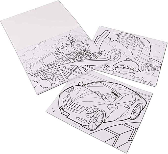 Melissa & Doug Melissa & Doug Vehicles Jumbo Coloring Pad - Little Miss Muffin Children & Home