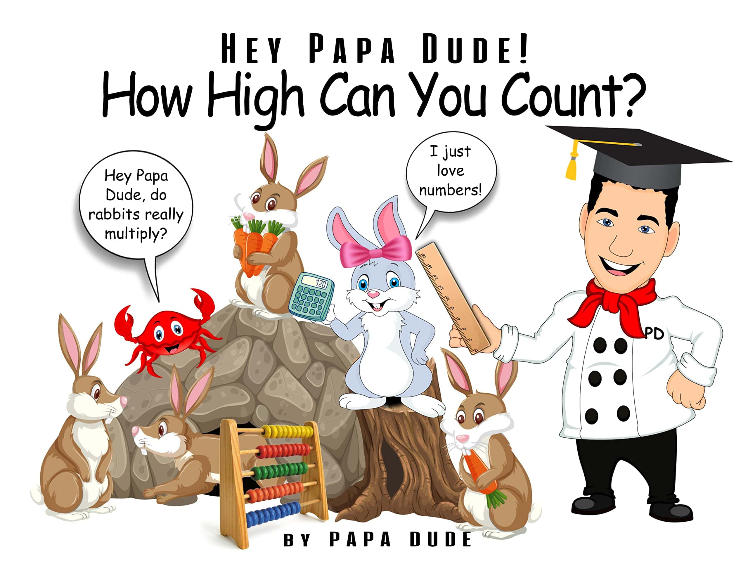 NIA'S JUST FOR KIDS, INC How High Can You Count? Papa Dude - Little Miss Muffin Children & Home