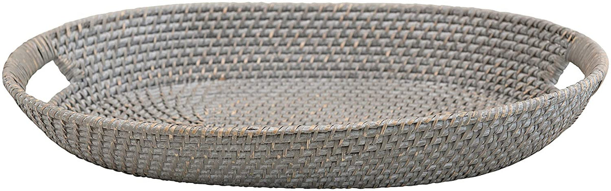 Creative Co-op Creative Co-op Rattan Tray - Little Miss Muffin Children & Home