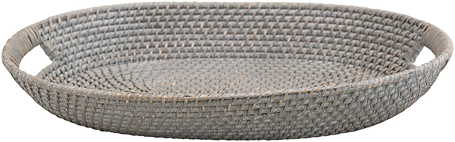 Creative Co-op Creative Co-op Rattan Tray - Little Miss Muffin Children & Home