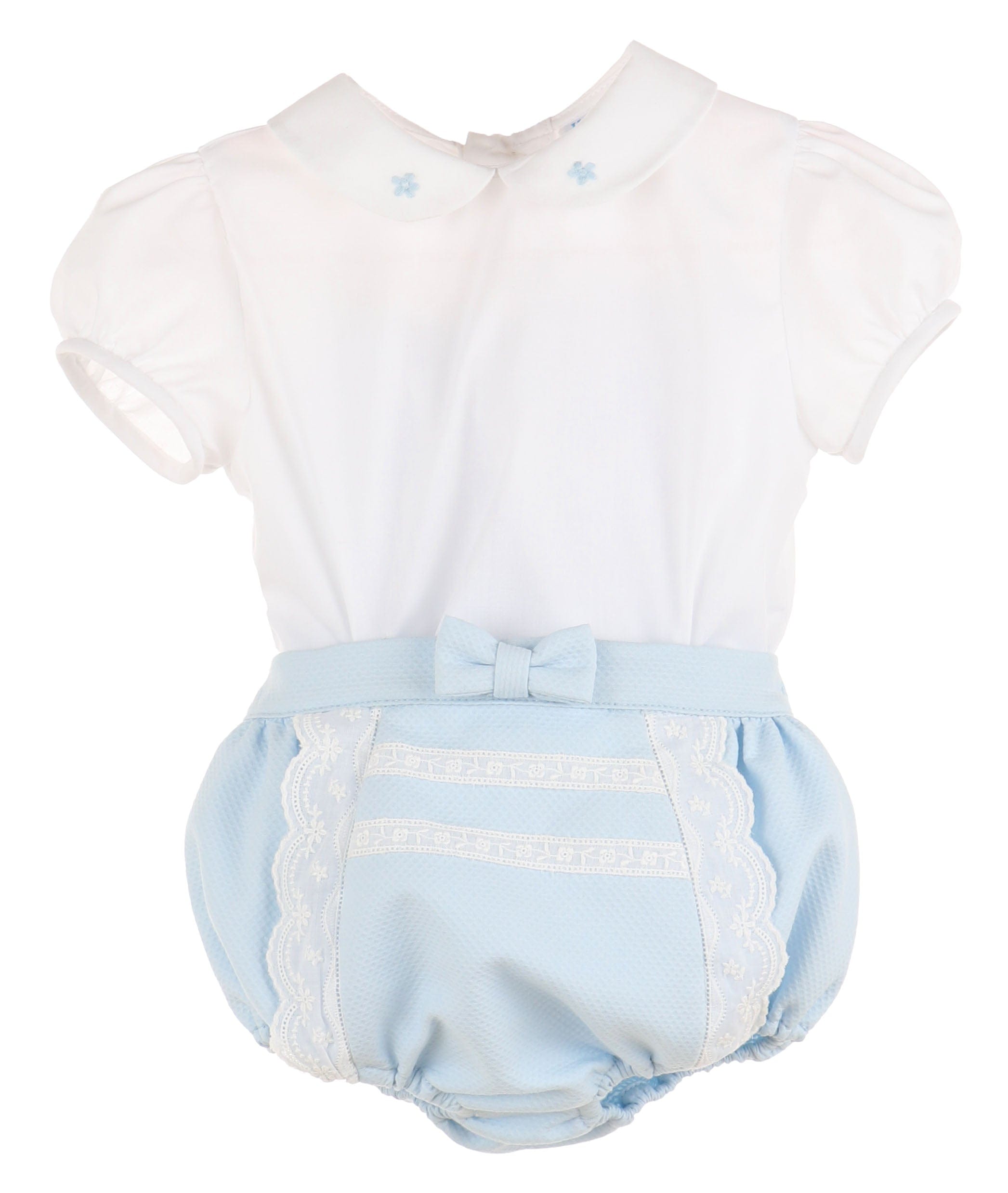 Casero Casero Girl Set With Lace - Little Miss Muffin Children & Home