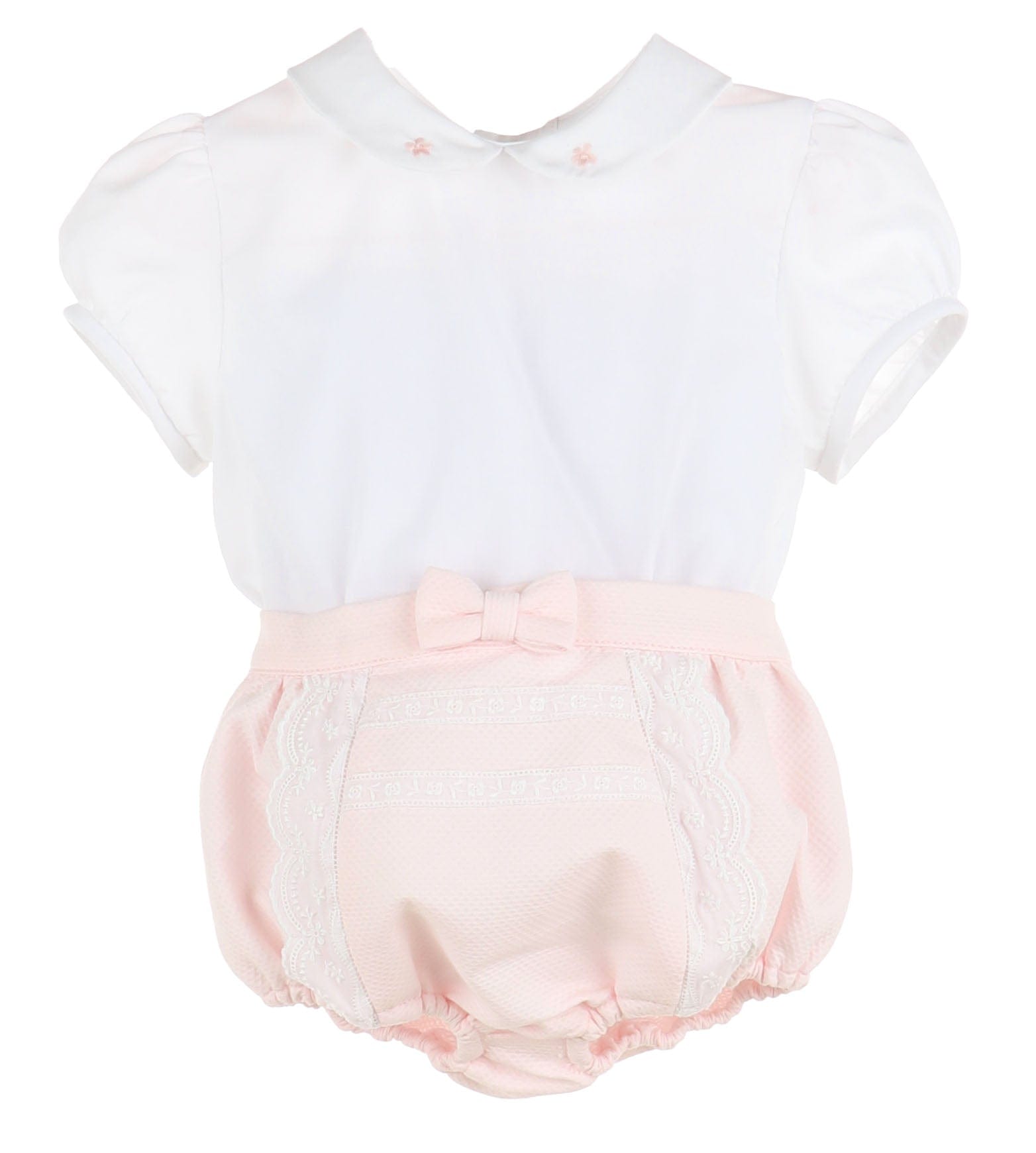 Casero Casero Girl Set With Lace - Little Miss Muffin Children & Home