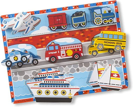 Melissa & Doug Melissa & Doug Vehicles Chunky Puzzle - Little Miss Muffin Children & Home 679