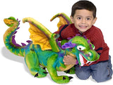 Melissa & Doug Melissa & Doug Giant Dragon Plush - Little Miss Muffin Children & Home