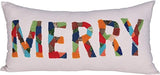 Creative Co-op Creative Co-op Merry 24"L Cotton Pillow - Little Miss Muffin Children & Home