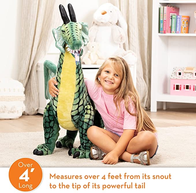 Melissa and doug store plush winged dragon