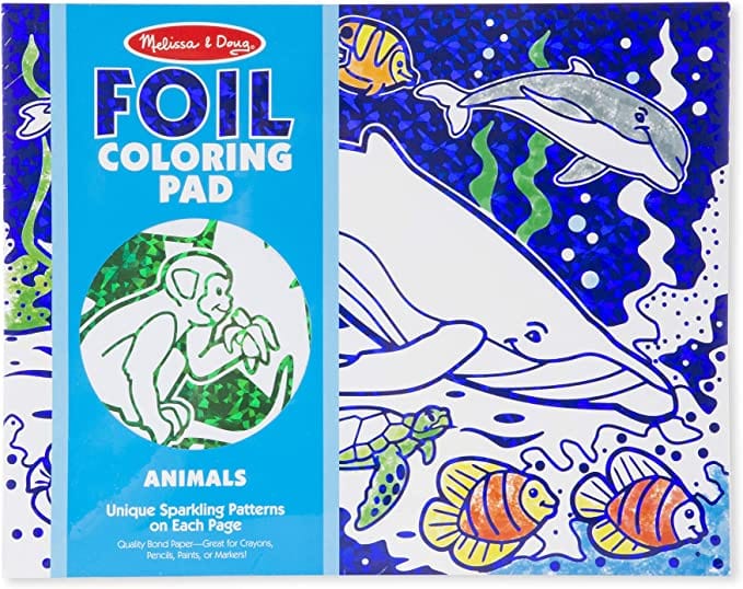 Melissa & Doug Melissa & Doug Animals Foil Coloring Pad - Little Miss Muffin Children & Home