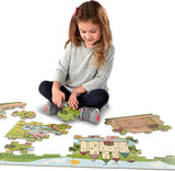 Melissa & Doug Melissa & Doug Princess Fairyland Natural Play Giant Floor Puzzle - Little Miss Muffin Children & Home