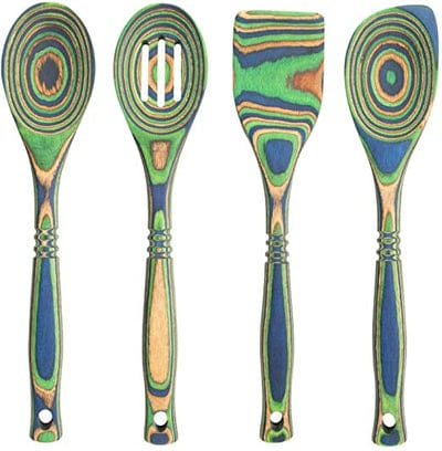 Island Bamboo Island Bamboo 12" Peacock Pakka Spatula - Little Miss Muffin Children & Home
