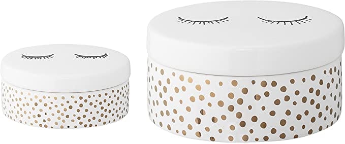 Bloomingville Bloomingville Small Ceramic Smilla Box - Little Miss Muffin Children & Home