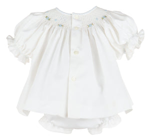 Casero & Associates Casero & Associates Smock White Bishop - Little Miss Muffin Children & Home